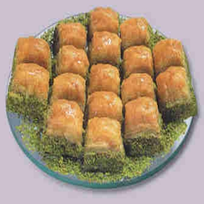1000 Gr Taze ve Çıtır Fıstıklı Baklava Antalya pasta
