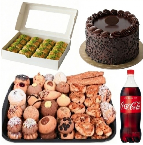 2-3 Kişilik Yaş Pasta Fıstıklı Menü - Pastada Estetik ve Kalite Antalya pasta