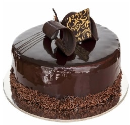 6-9 Kişilik Çikolatalı Yaş Pasta Şef İmzalı Sunum Antalya pasta