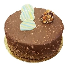 6-9 Kişilik Zengin Lezzet Yuvarlak Sade Sunum Antalya pasta