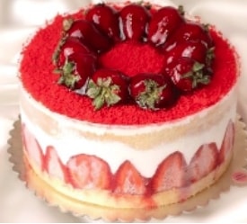 Çilekli Mois Yaş Pasta Taze ve Lezzetli Seçenek Antalya pasta