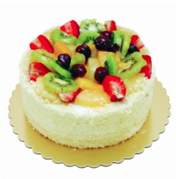 Ferahlatıcı 6-9 Kişilik Şık ve Lezzetli Karışık Meyveli Pasta Antalya pasta