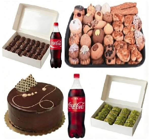 Fıstıklı Baklavalı 4-6 Kişilik Pasta Menüsü Antalya pasta