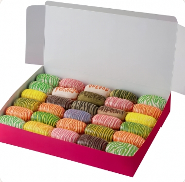 Karışık Ekler Pasta 2 Kg Özel Reçeteli Çikolatalı ve Meyveli 2000 gr Ekler Antalya pasta