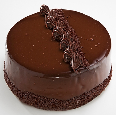 Klasik Çikolatalı 2-3 Kişilik Yaş Pasta Antalya pasta