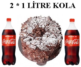 Parça Çikolata Şöleni: 6-9 Kişilik Pasta ve 2 Lt Cola Antalya pasta