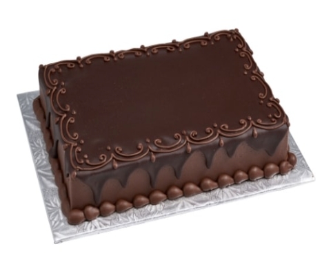 Taze Teslimat 35 Kişilik Çikolatalı Pasta Antalya pasta